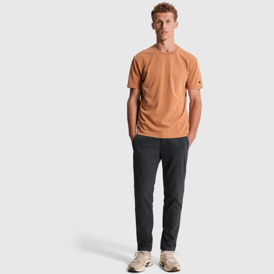 Cast Iron Cylas tapered chino donkerblauw