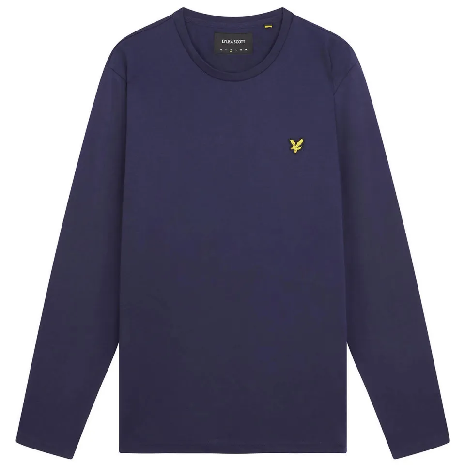 Lyle & Scott longsleeve donkerblauw, foto 2