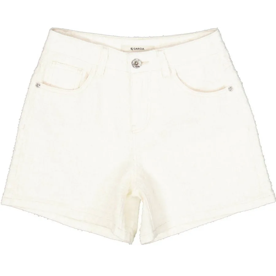 Garcia jeansshort ecru, foto 2