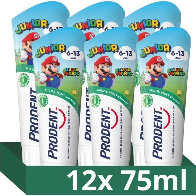 Prodent Junior 6-13 jaar Super Mario tandpasta, foto 2