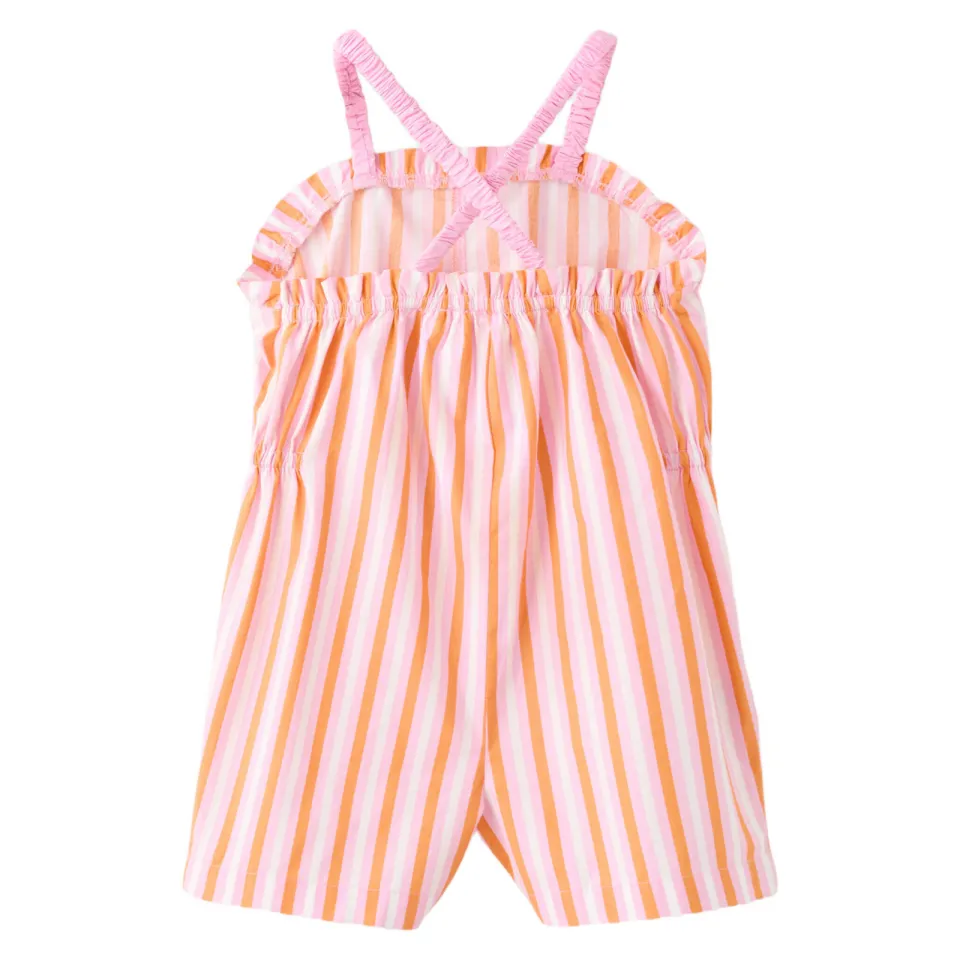 Mango Kids gestreepte playsuit - roze, foto 3
