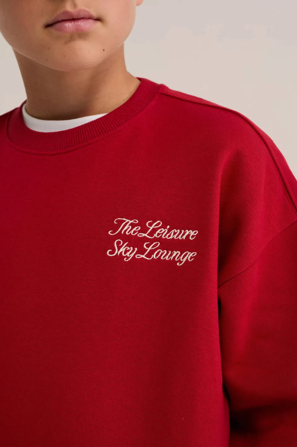 WE Fashion sweater met backprint - rood, foto 6