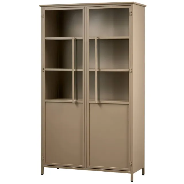 WOOOD Exhibit vitrinekast khaki