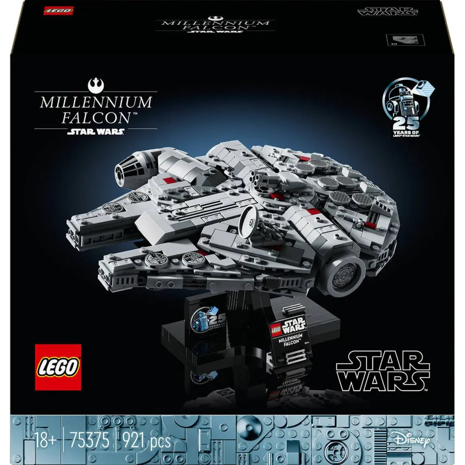Lego Star Wars Millennium Falcon Ruimteschip Bouwpakket voor Volwassenen 75375, foto 3