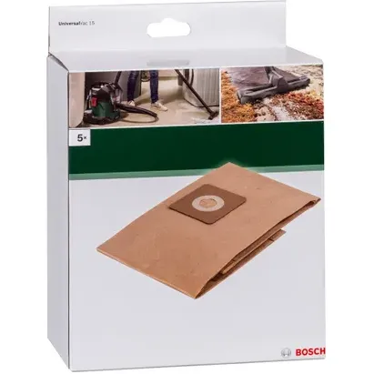 Bosch Stofzakken Voor Universalvac 15 - Papier - 5 Stuks, foto 2