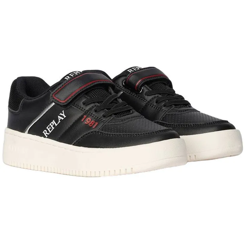 Replay Epic JR high 18 sneakers met logo - zwart, foto 3