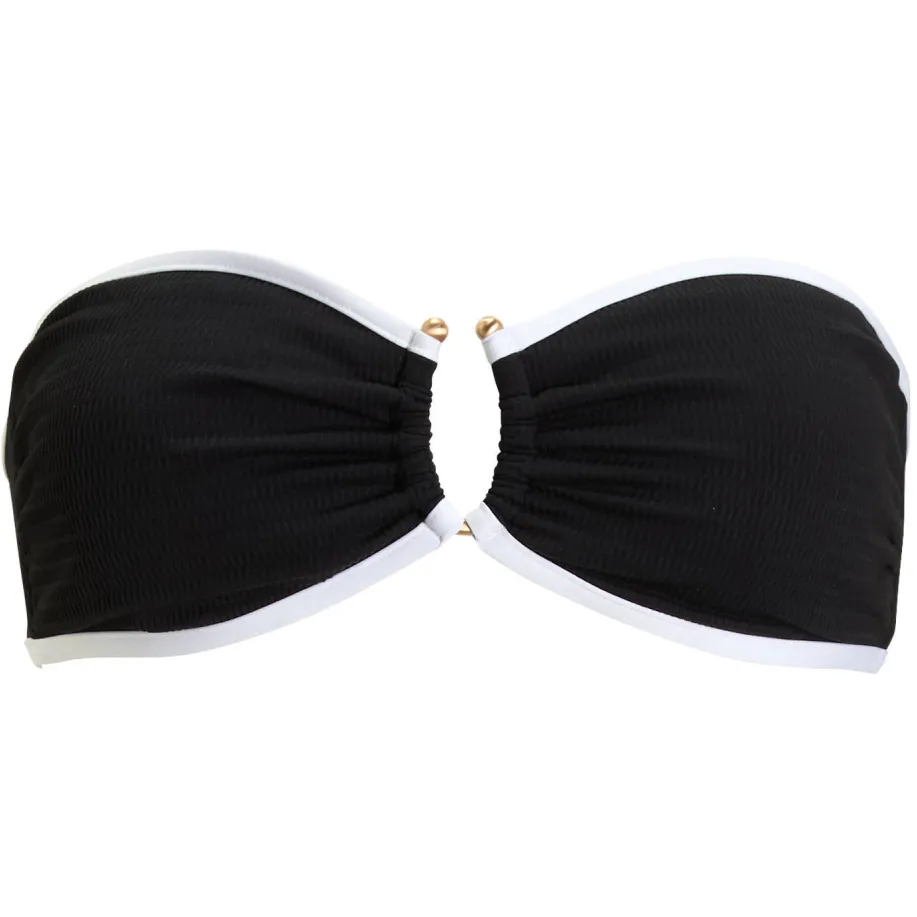 Seafolly Beach Bound voorgevormde bikinitop zwart, foto 4