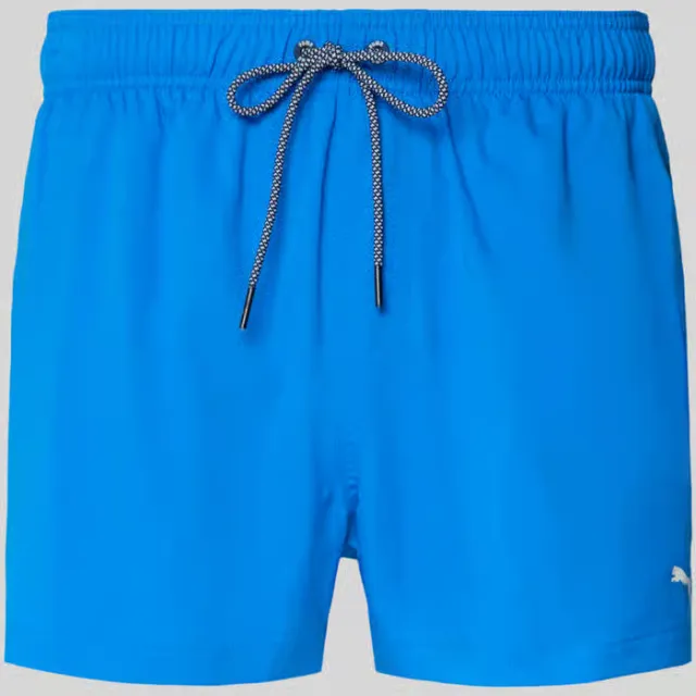 Puma zwembroek blauw met klittenbandzak, foto 2