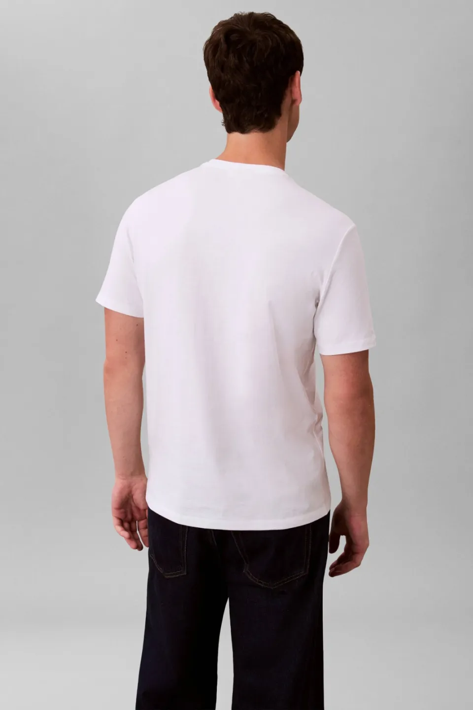 Calvin Klein JEANS regular T-shirt wit, foto 4