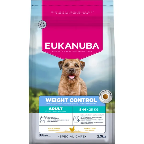 Eukanuba Special Care Adult Weight Control Small/Medium hondenvoer