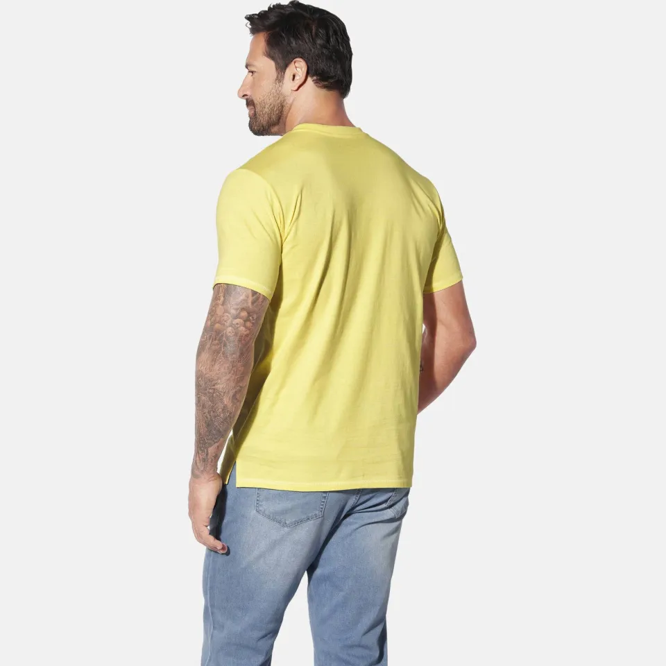 Jan Vanderstorm HEYFAR T-shirt lichtgeel, foto 4