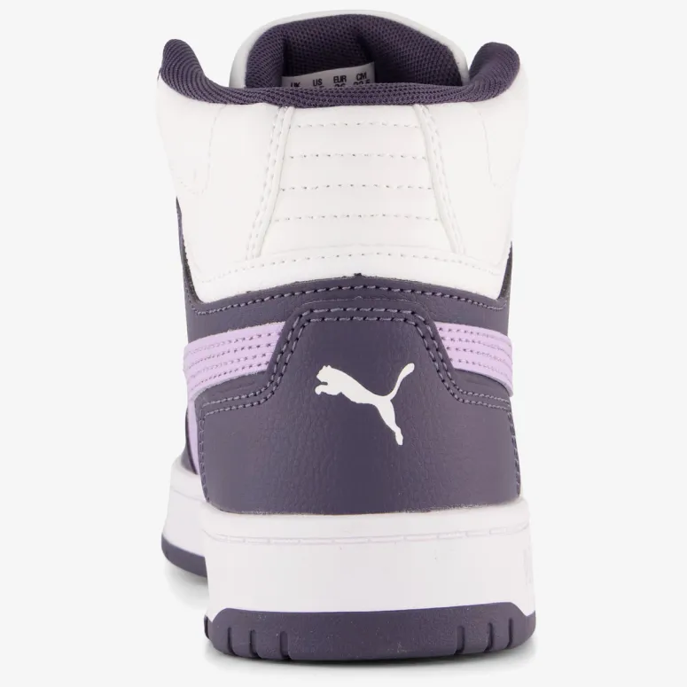 Puma Rebound Slam Mid Jr hoge sneaker wit paars, foto 5