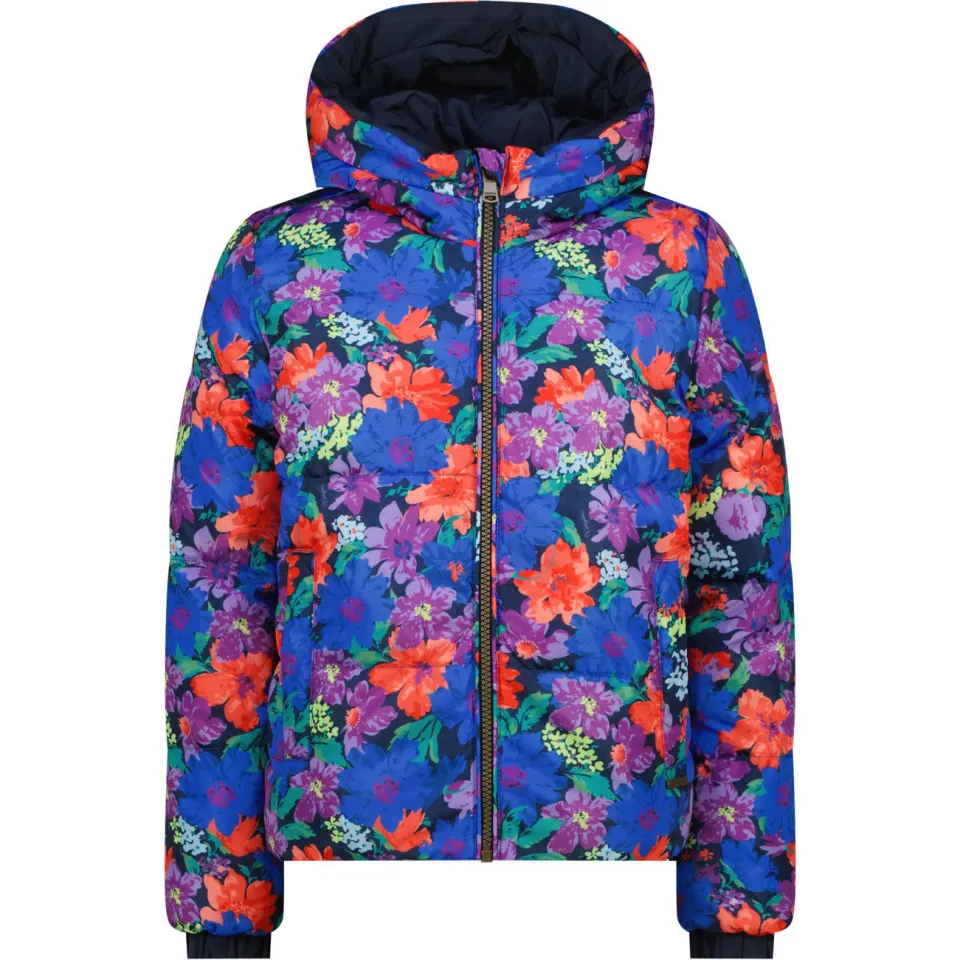 Vingino Tamia reversible winterjas donkerblauw/multicolor, foto 2