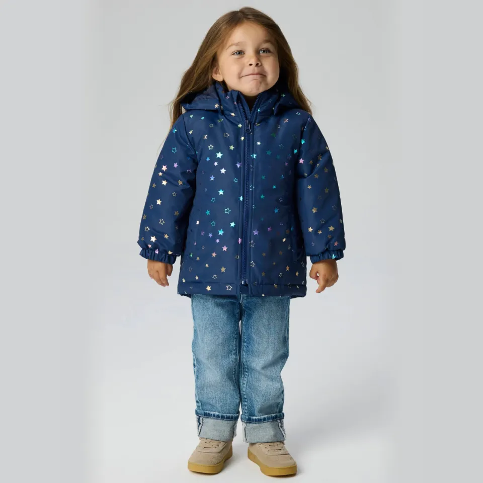 NAME IT MINI tussenjas met sterren donkerblauw