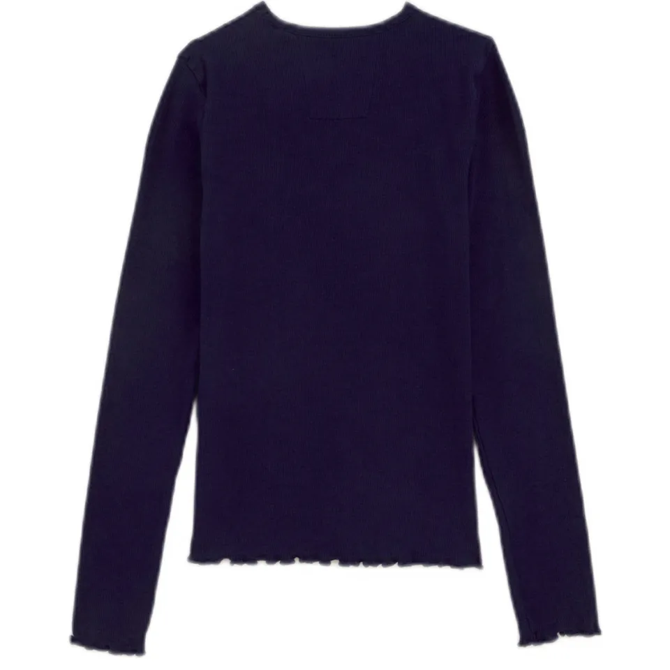 WE Fashion longsleeve marineblauw, foto 3