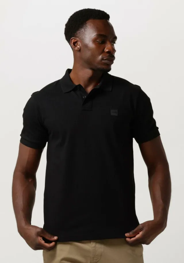 Boss Orange Heren Polo's & T-shirts Passenger - Zwart