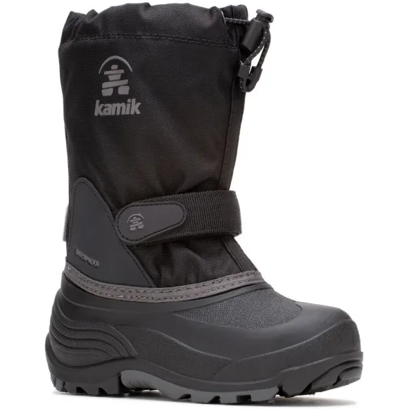 Kamik Kid's Waterbug 5 - Winterschoenen, zwart/grijs