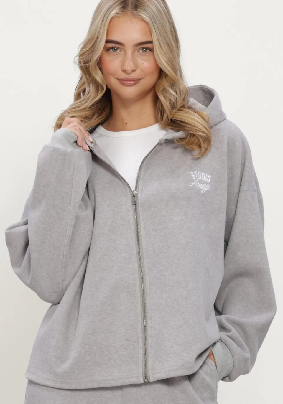 Studio AMAYA Dames Truien & Vesten Rove Sweater - Lichtgrijs, foto 5