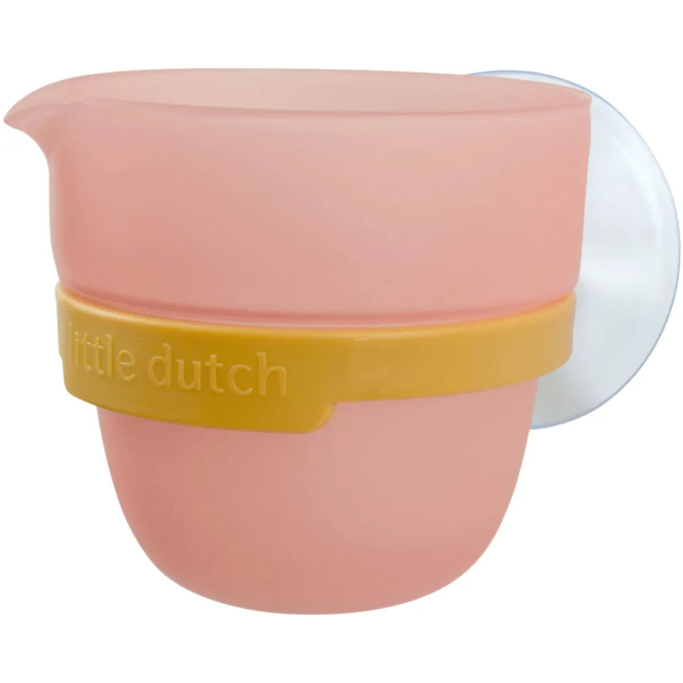 Little Dutch badwand bekers bloem roze