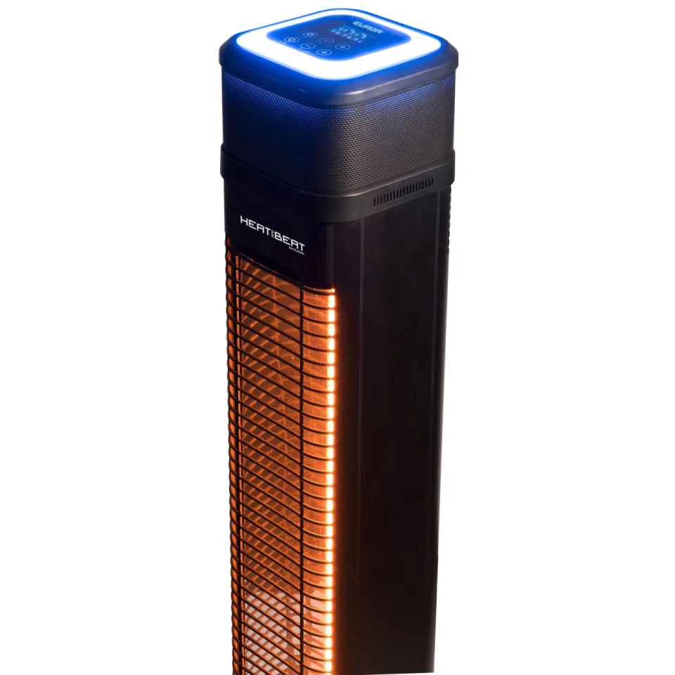 Eurom heater Heat and Beat Tower zwart, foto 2