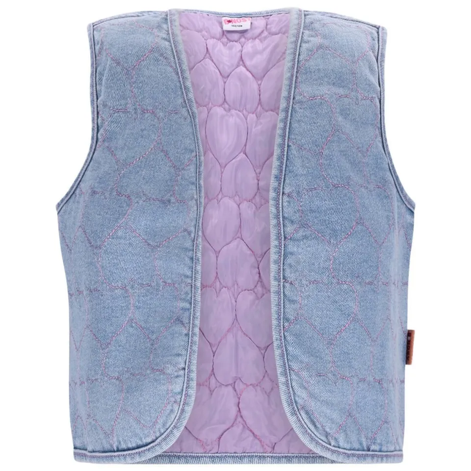 B.Nosy gilet light blue denim, foto 2