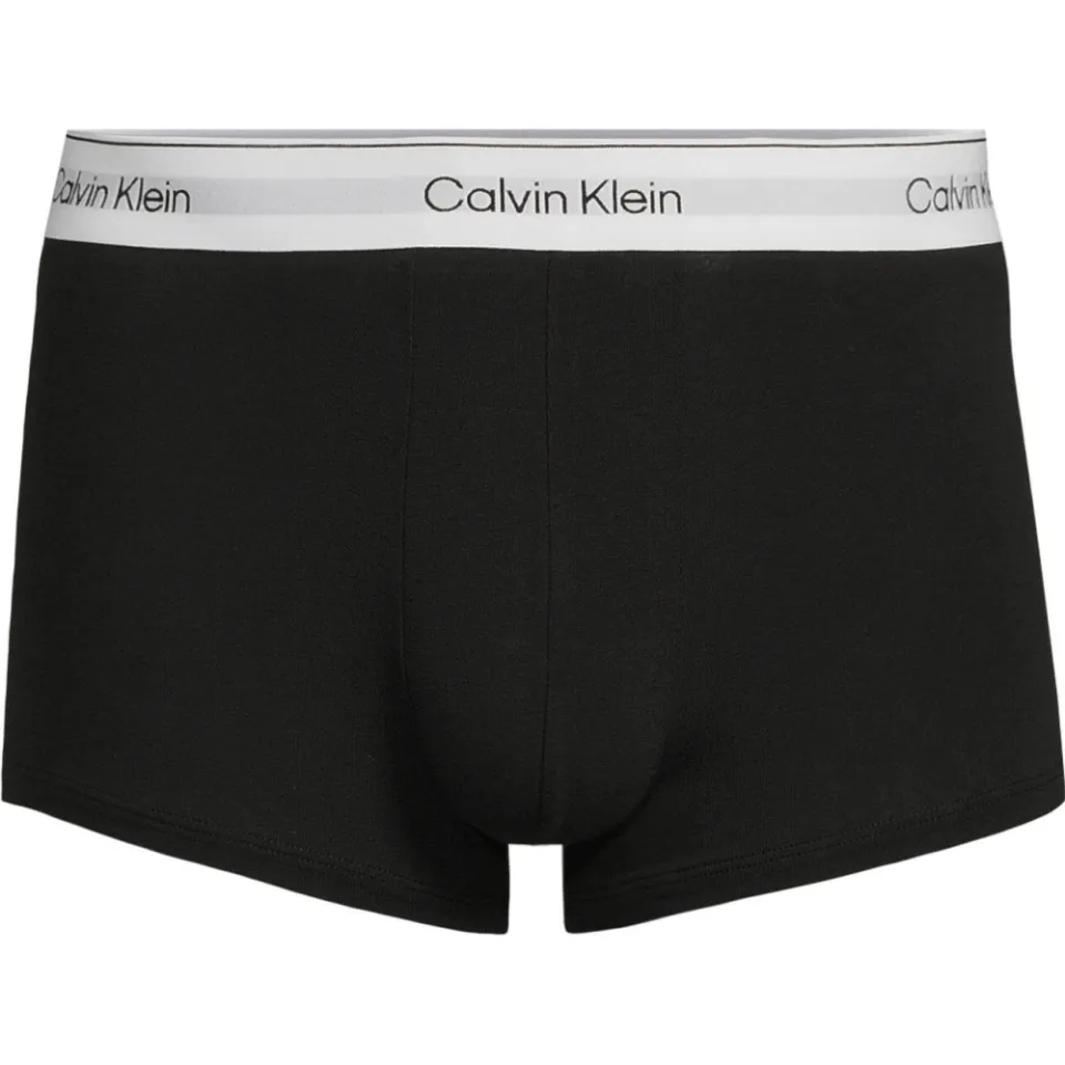 Calvin Klein low rise trunk boxershorts zwart set van 5, foto 3