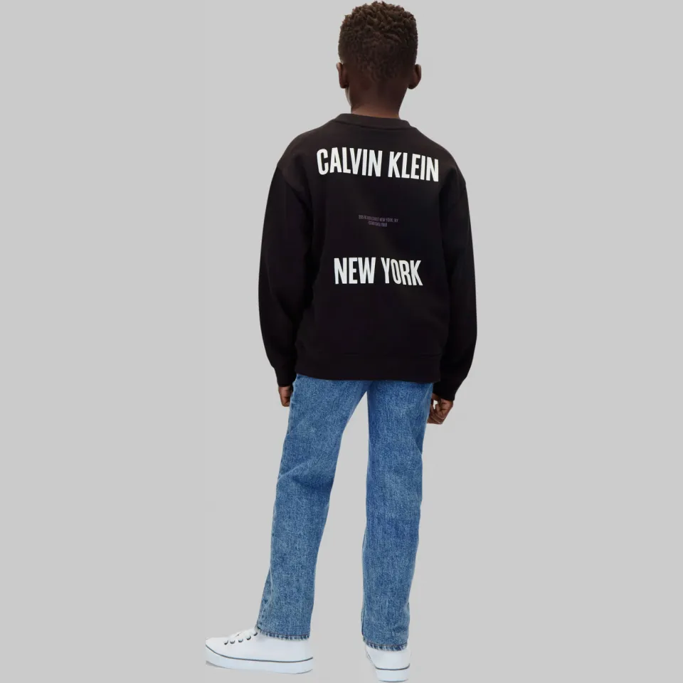 Calvin Klein sweater met backprint - zwart, foto 3