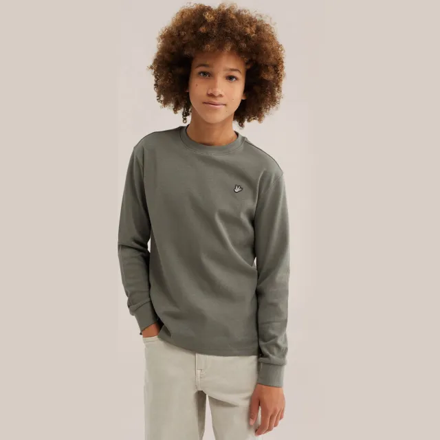 WE Fashion longsleeve - kaki