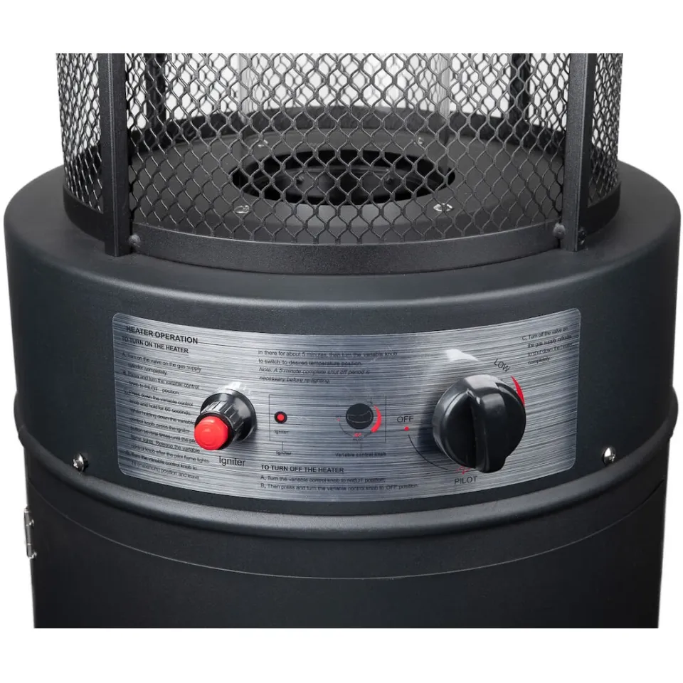 Eurom flameheater Round 11000 zwart, foto 7