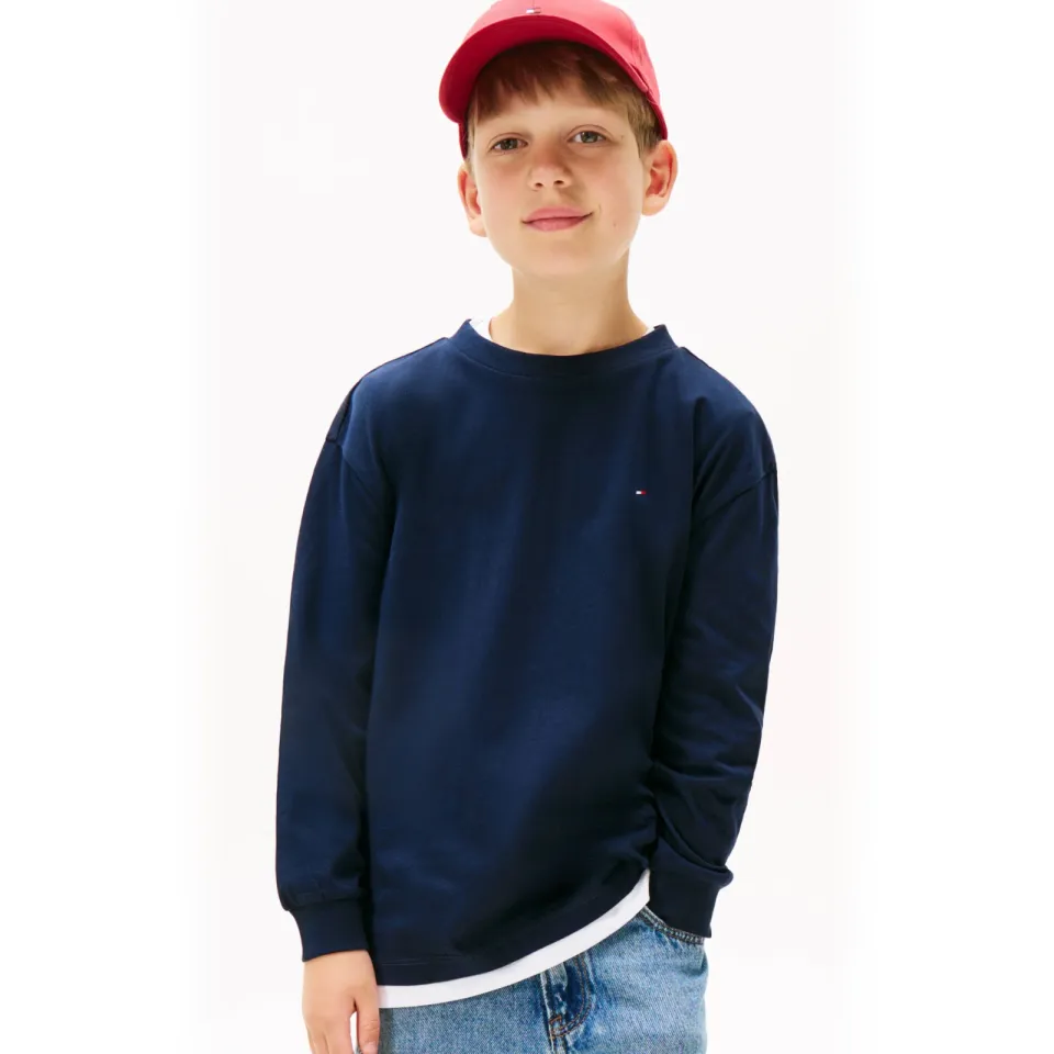 Tommy Hilfiger longsleeve donkerblauw, foto 5