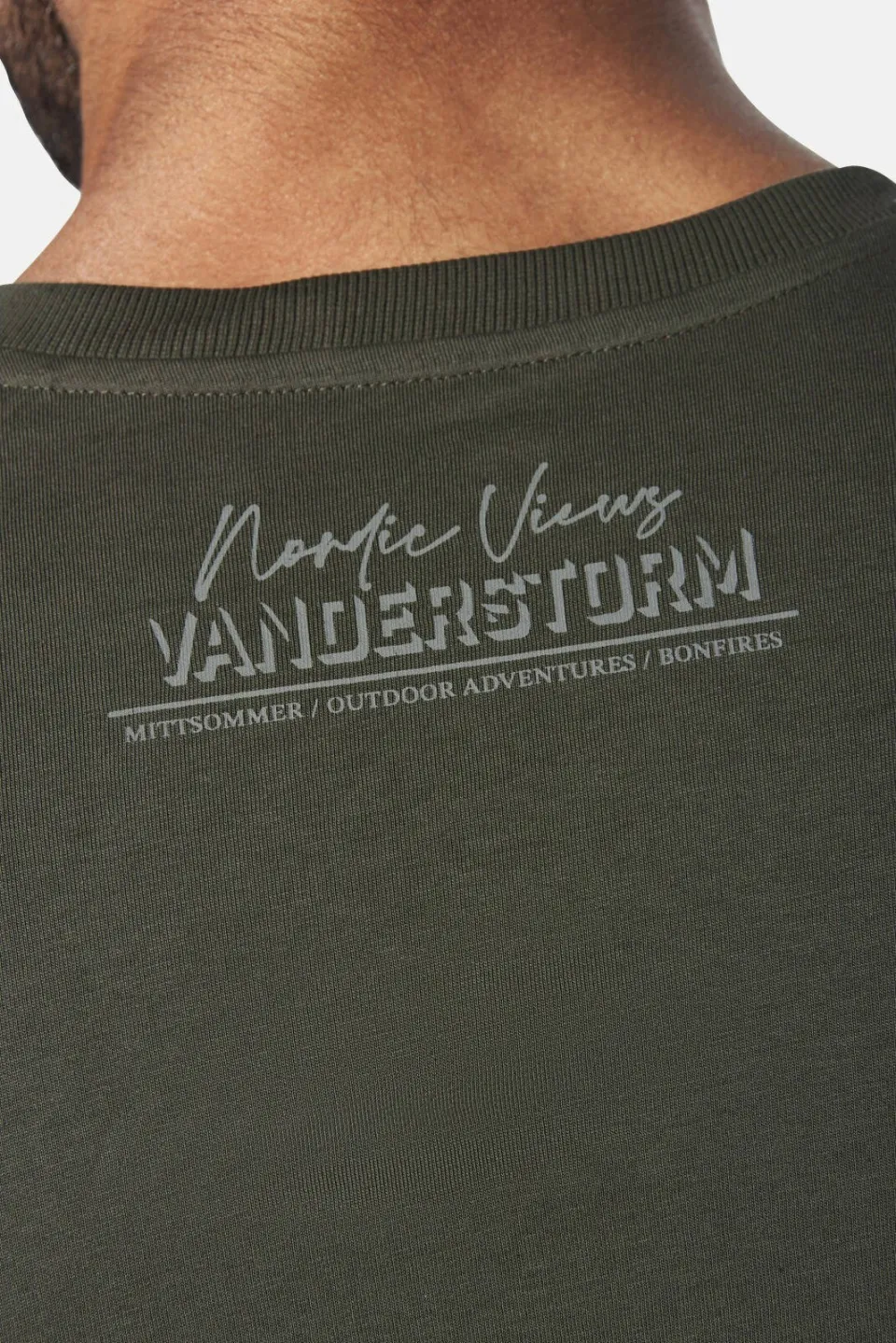 Jan Vanderstorm Jendur T-shirt olijfgroen, foto 7