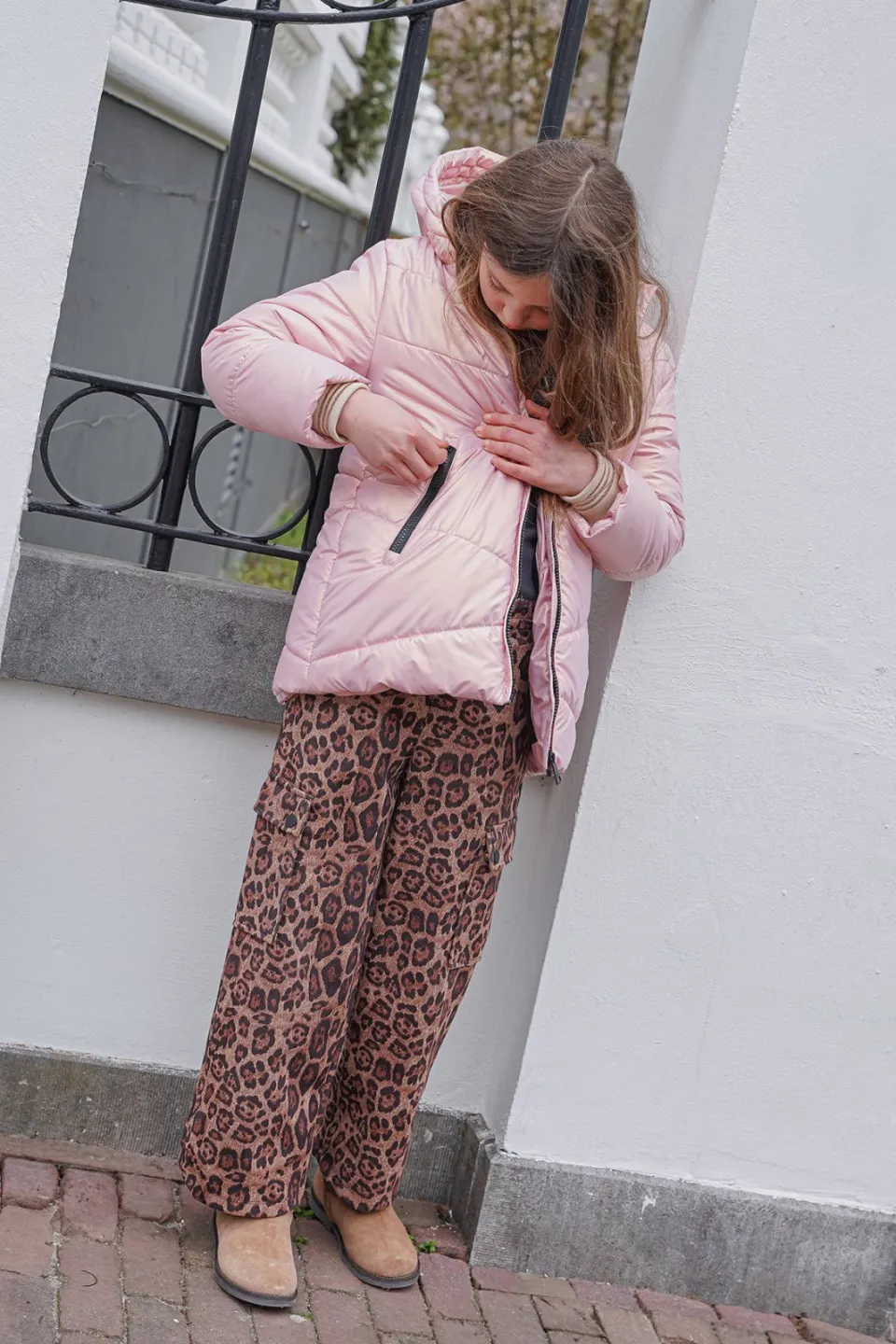Like Flo gewatteerde jas roze, foto 6