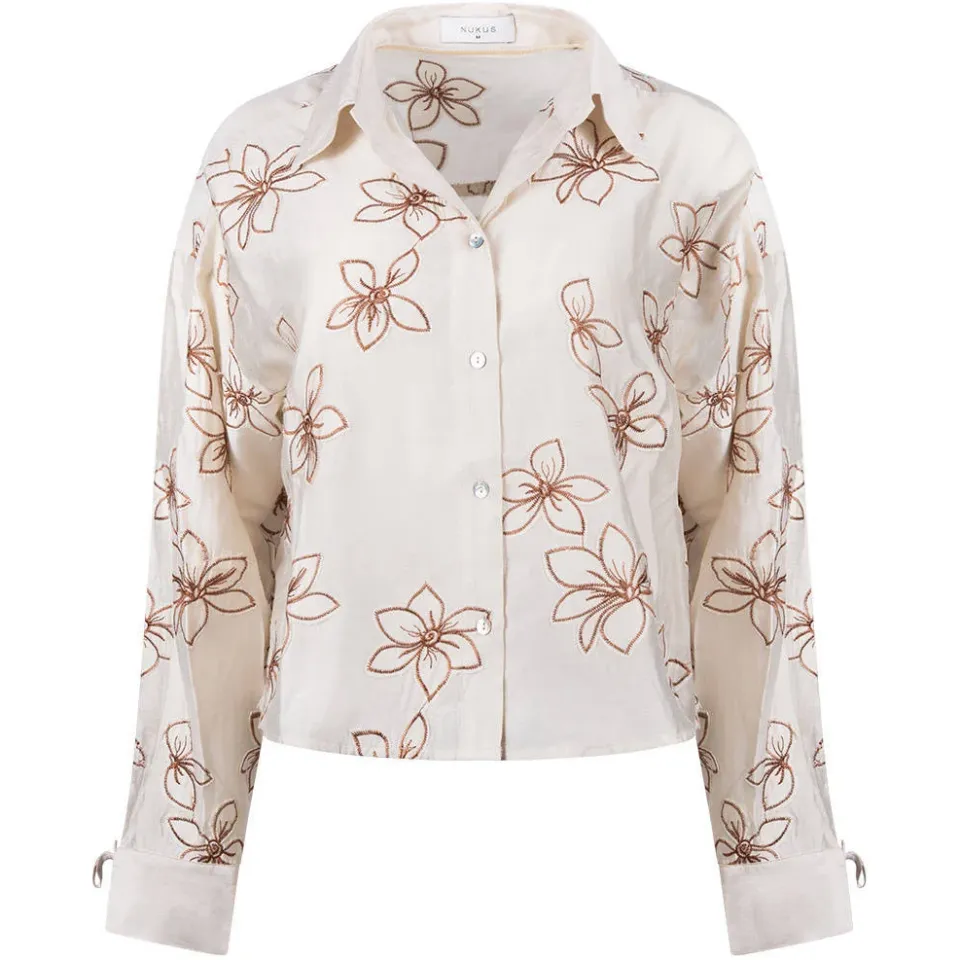 NUKUS Bailey blouse ecru, foto 2