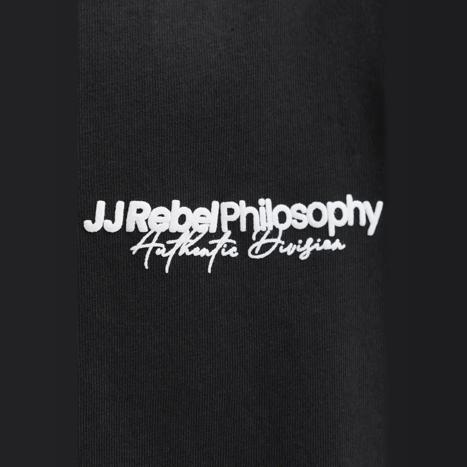JJ Rebel JUNIOR T-shirt zwart met tekst, foto 6