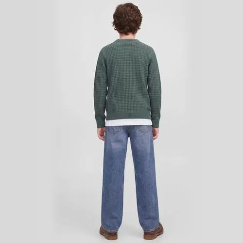 JJ Rebel JUNIOR gebreide trui - groen, foto 3