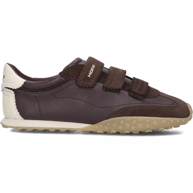 THE HOFF BRAND Dames Sneakers Bridge Velcros - Bruin