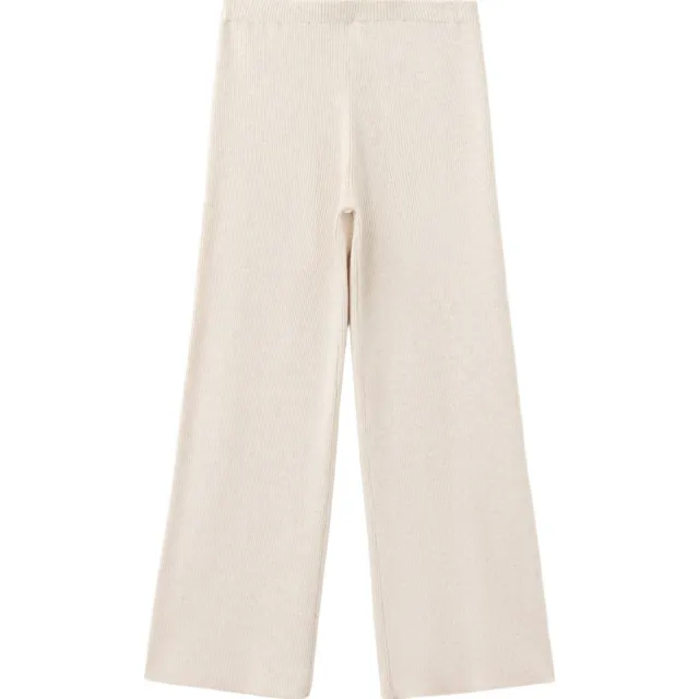 Mango gebreide broek zand, foto 2