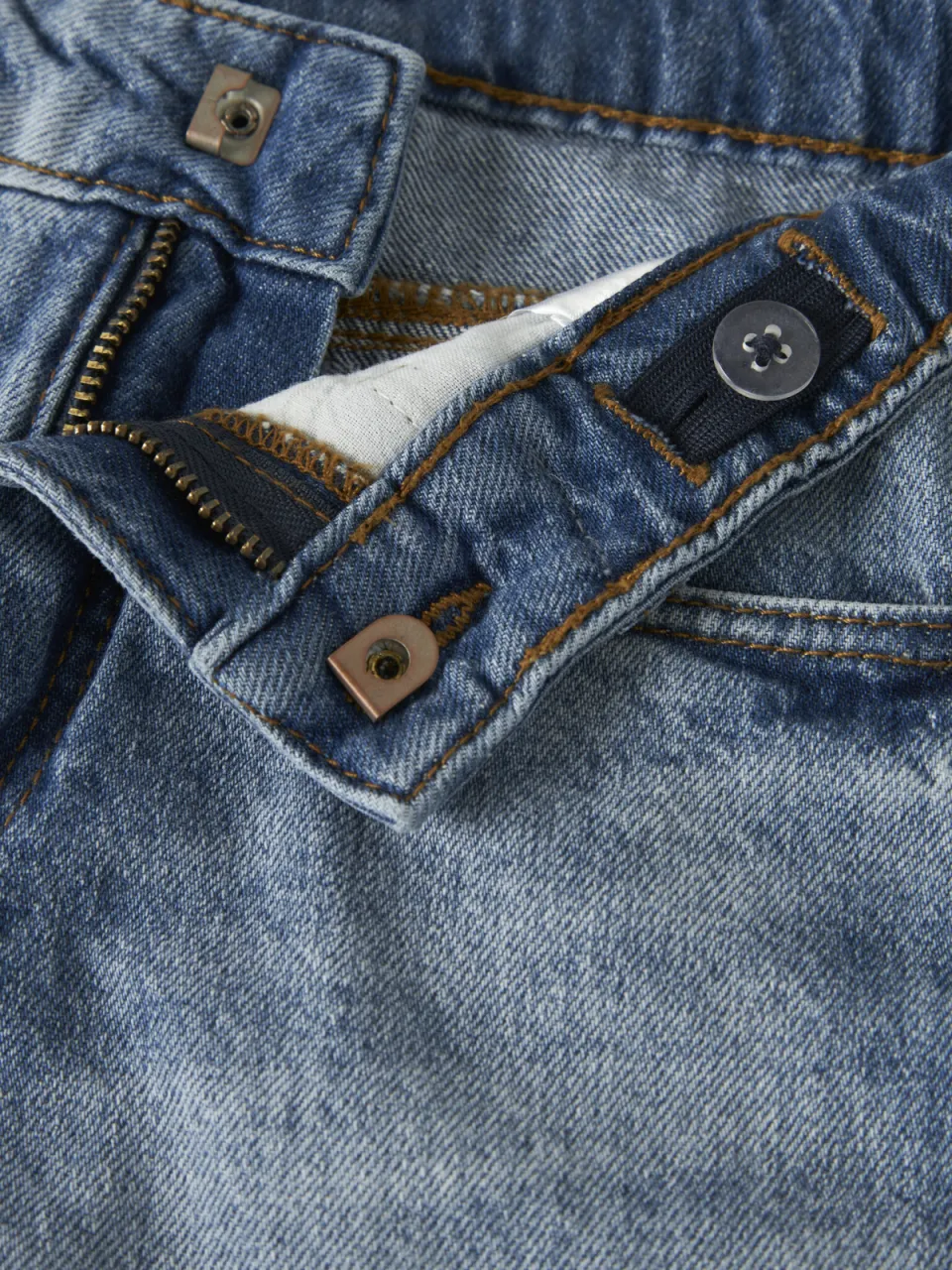 NAME IT mom jeansshort medium blue denim, foto 7