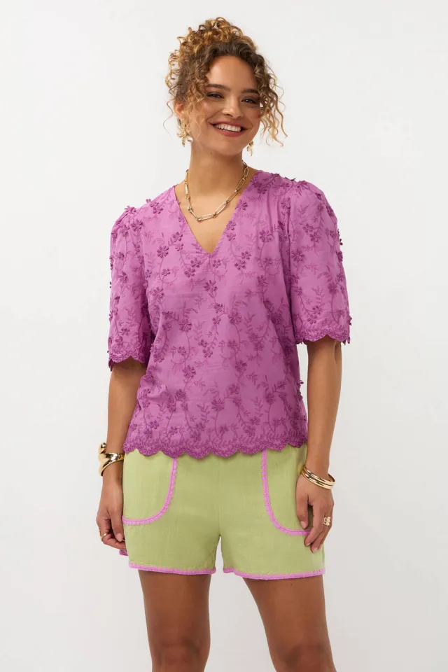 Ydence Florence blousetop paars Lila