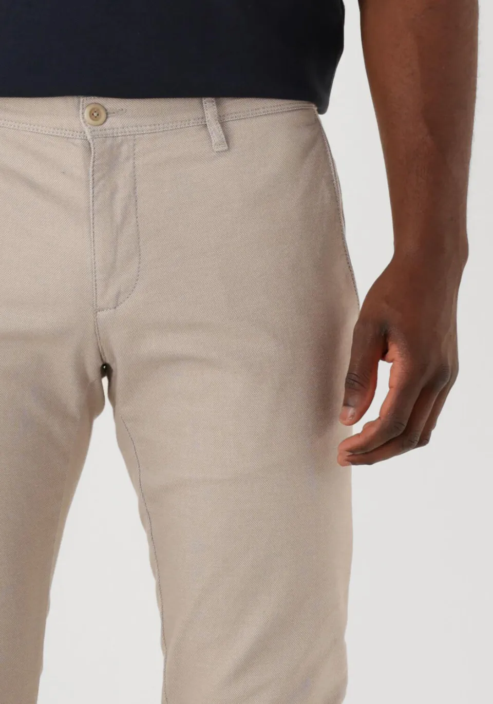 Alberto Rob slim fit broek beige, foto 5