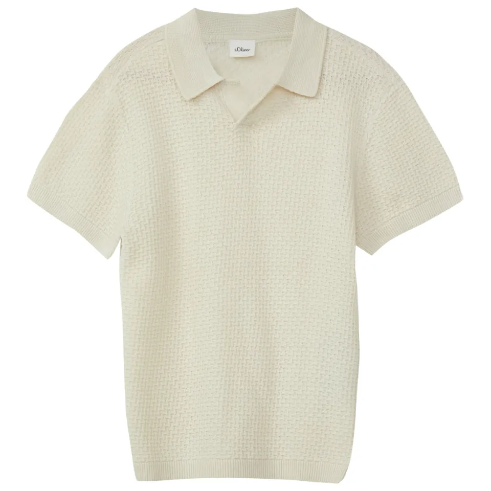 S.Oliver t-shirt fijn gebreid beige, foto 3