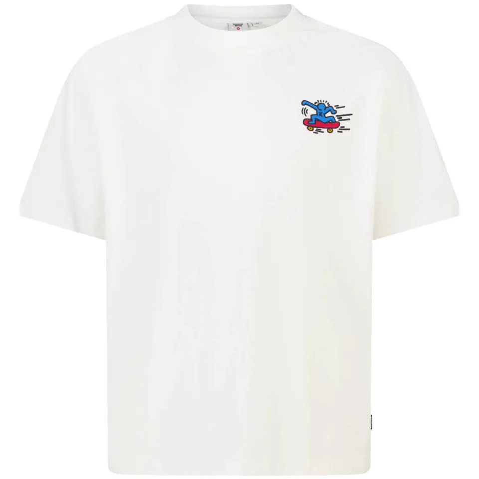 America Today rechtvallend T-shirt wit, foto 2