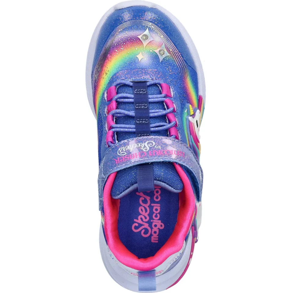 Skechers Unicorn Chaser sneakers blauw multi, foto 7