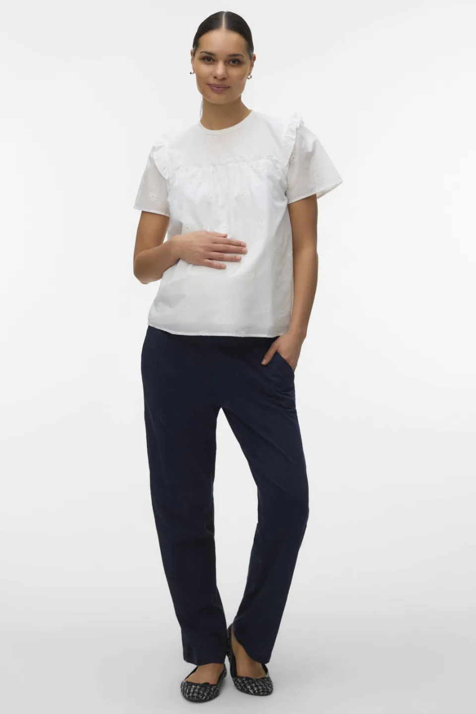 Mamalicious MLIVY zwangerschapsbroek donkerblauw