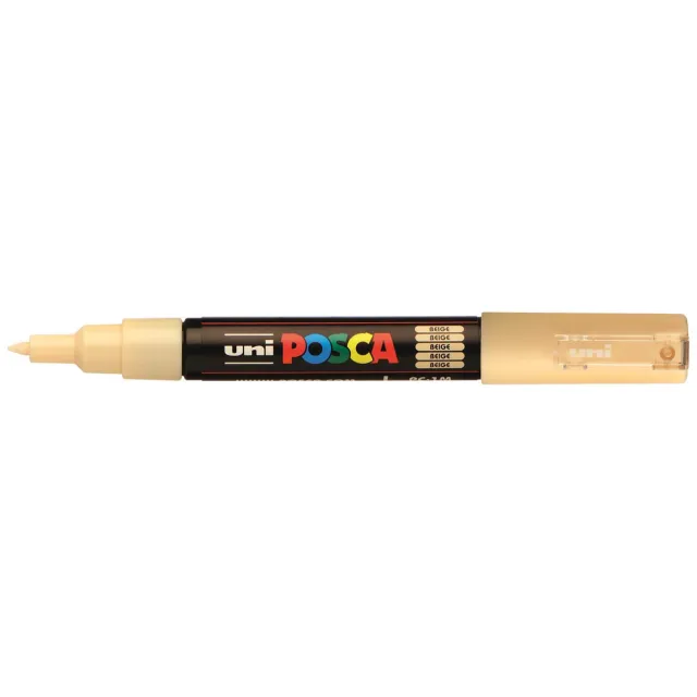 Posca marker met conische punt schrijfdikte extra-fijn beige