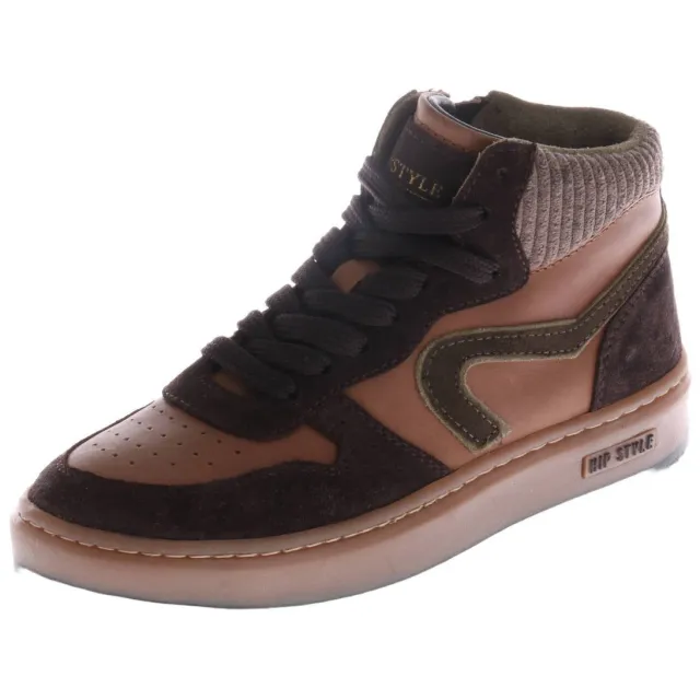 Hip suède sneakers - donkerbruin, foto 2