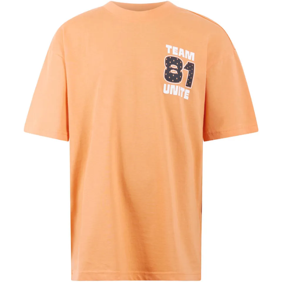 Shoeby T-shirt oranje met backprint, foto 2