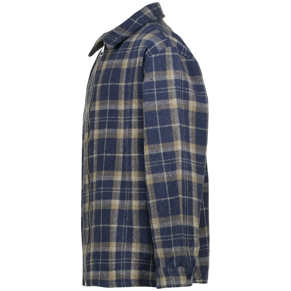 Raizzed geruit overshirt - blauw Overhemd Jongens Polyester Klassieke kraag, foto 3