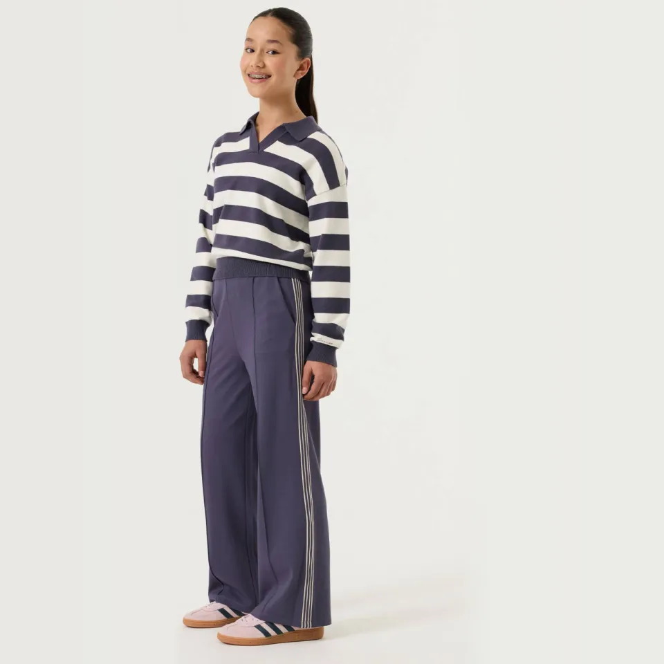 Garcia wide leg joggingbroek paars, foto 4
