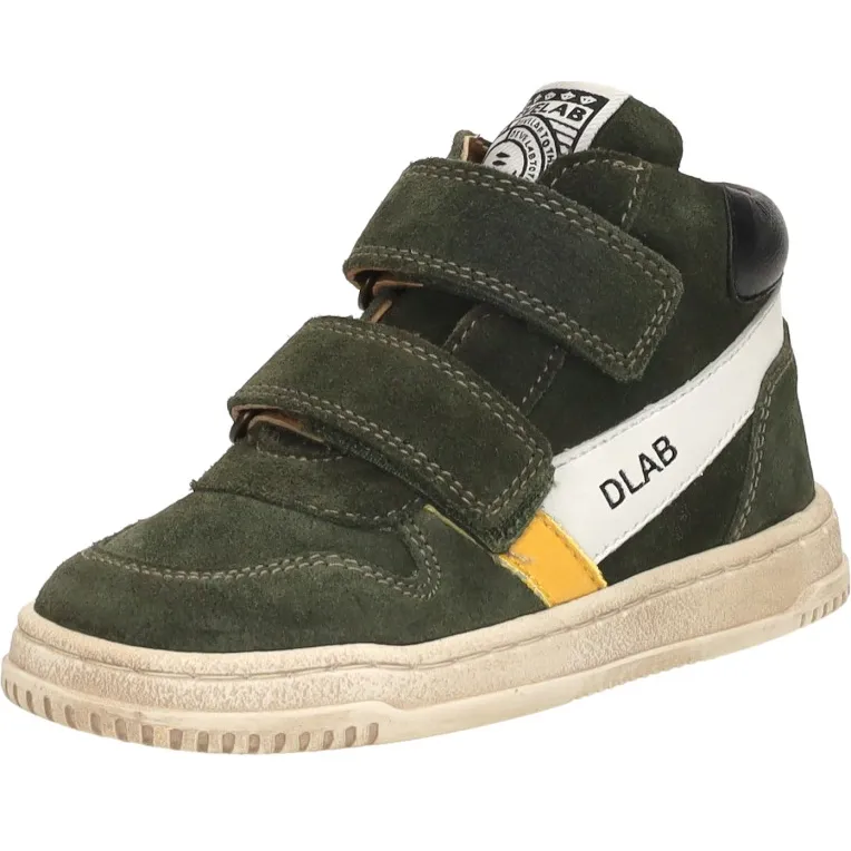 Develab Klittenband Hoog hoge sneakers groen, foto 3